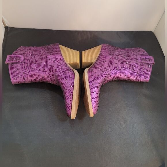 BRAND NEW FOREVER RIVER RHINESTONE WESTERN BOOTIES - Picture 8 of 12